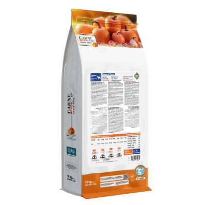 Maya Family Carni Life Pumpkin Grain Free 10kg Ξηρά Τροφή για Στειρωμένες Ενήλικες Γάτες με Σολομό και Πορτοκάλι