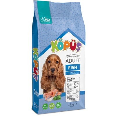 Maya Family Kopus 15kg ξηρά τροφή για ενήλικους σκύλους με ψάρι