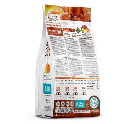 Maya Family Carni Life Pumpkin Grain Free 1.5kg Ξηρά Τροφή για  Ενήλικες Γάτες  με Ελάφι και Μήλο