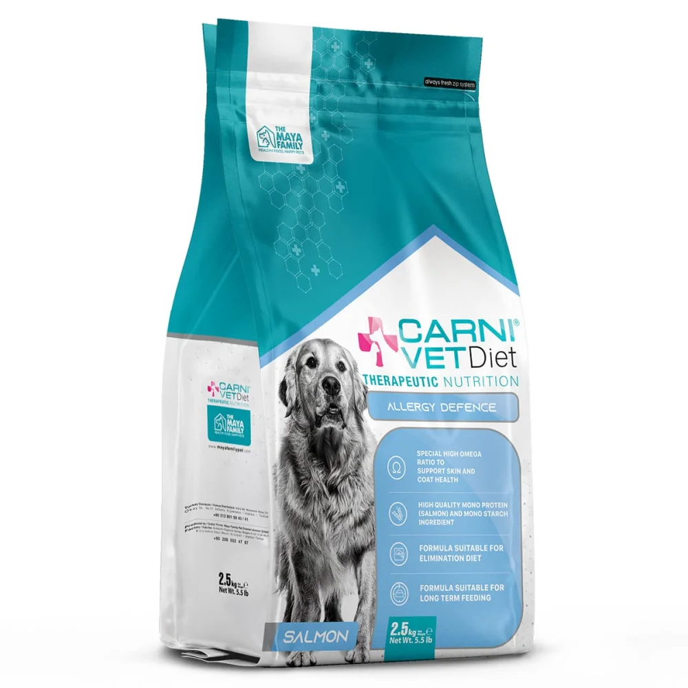 Maya Pet Family Carni Vet Diet Adult Dog Allergy Defence Salmon - Πλήρης Ζωοτροφή 2.5Kg Maya Pet Family Carni Vet Diet Adult Dog Allergy Defence Salmon - Πλήρης Ζωοτροφή 2.5Kg