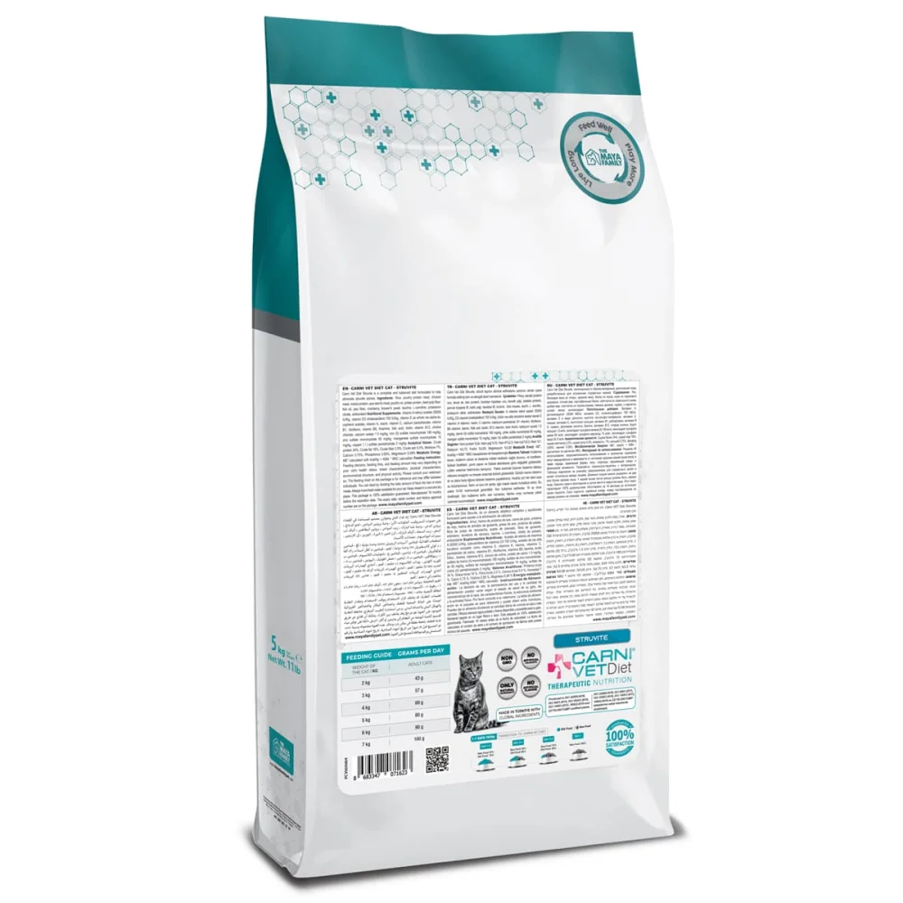 Maya Pet Family Carni Vet Diet Adult Cat Struvite- Πλήρης Ζωοτροφή 5 Kg Maya Pet Family Carni Vet Diet Adult Cat Struvite- Πλήρης Ζωοτροφή 5 Kg