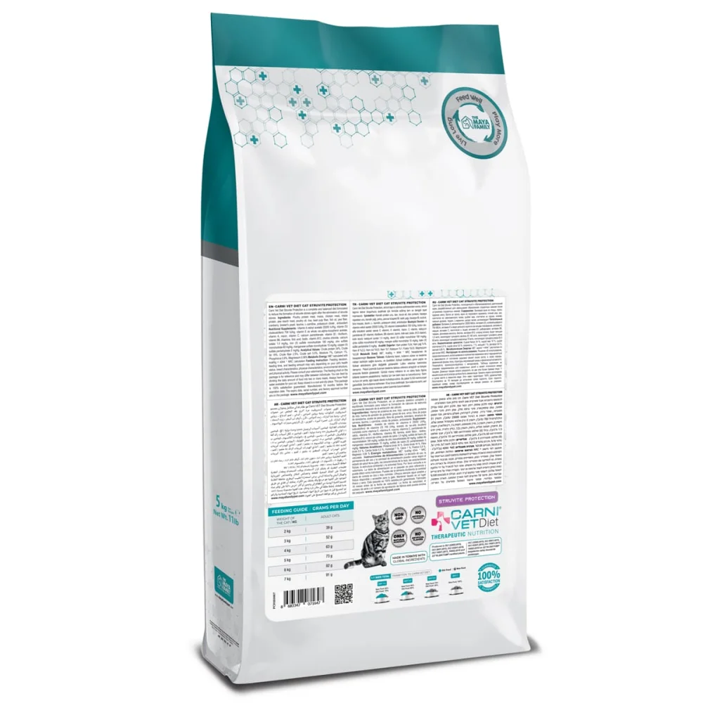 Maya Pet Family Carni Vet Diet Adult Cat Struvite Protection - Πλήρης Ζωοτροφή 5 Kg Maya Pet Family Carni Vet Diet Adult Cat Struvite Protection - Πλήρης Ζωοτροφή 5 Kg