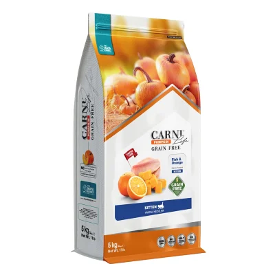 Maya Family Carni Life Pumpkin Grain Free 5kg Ξηρά Τροφή για Γατάκια με Ψάρι και Πορτοκάλι Maya Family Carni Life Pumpkin Grain Free 5kg Ξηρά Τροφή για Γατάκια με Ψάρι και Πορτοκάλι