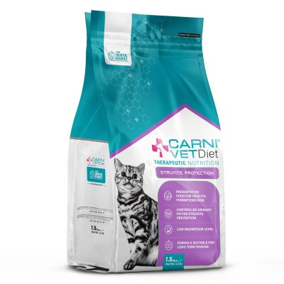 Maya Pet Family Carni Vet Diet Adult Cat Struvite Protection - Πλήρης Ζωοτροφή 1.5 Kg