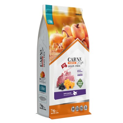 Maya Family Carni Life Pumpkin Grain Free 7kg Ξηρά Τροφή για Κουτάβια με Αρνί και Μύρτιλο