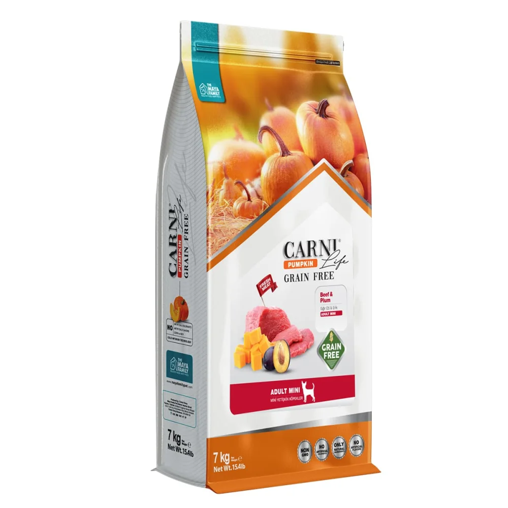 Maya Family Carni Life Pumpkin Grain Free 7kg Ξηρά Τροφή για Ενήλικους Σκύλους Μίνι με Μοσχάρι και Δαμάσκηνο Maya Family Carni Life Pumpkin Grain Free 7kg Ξηρά Τροφή για Ενήλικους Σκύλους Μίνι με Μοσχάρι και Δαμάσκηνο