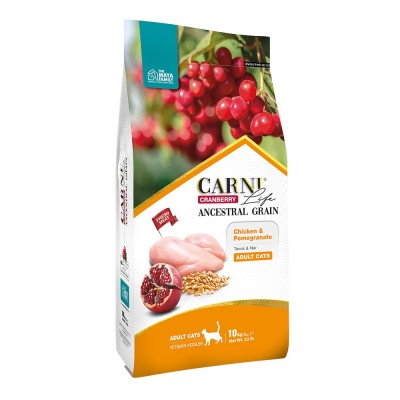 Maya Family Carni Life Cranberry 10kg ξηρά τροφή για ενήλικες γάτες με κοτόπουλο και ρόδι