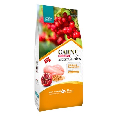 Carni Life Cranberry Ancestral Grain Puppy κοτόπουλο ρόδι 12kg