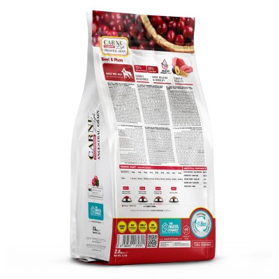 Maya Family Carni Life Cranberry 2,5kg ξηρά τροφή για ενήλικους σκύλους με μοσχάρι και δαμάσκηνο